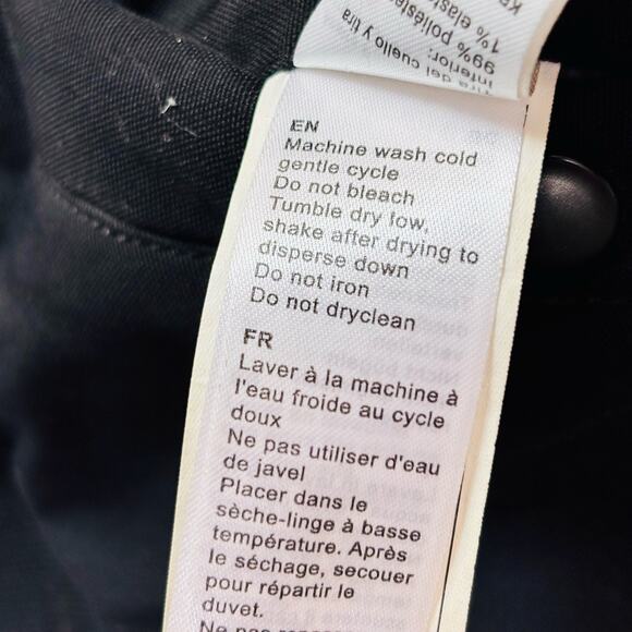 Alpha Industries Down Reversible Flight Bomber Jacket MA-1 Size S Down Puffer - Picture 13 of 16